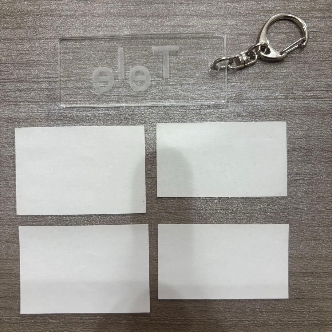 Tele ロゴステッカー＆キーホルダー