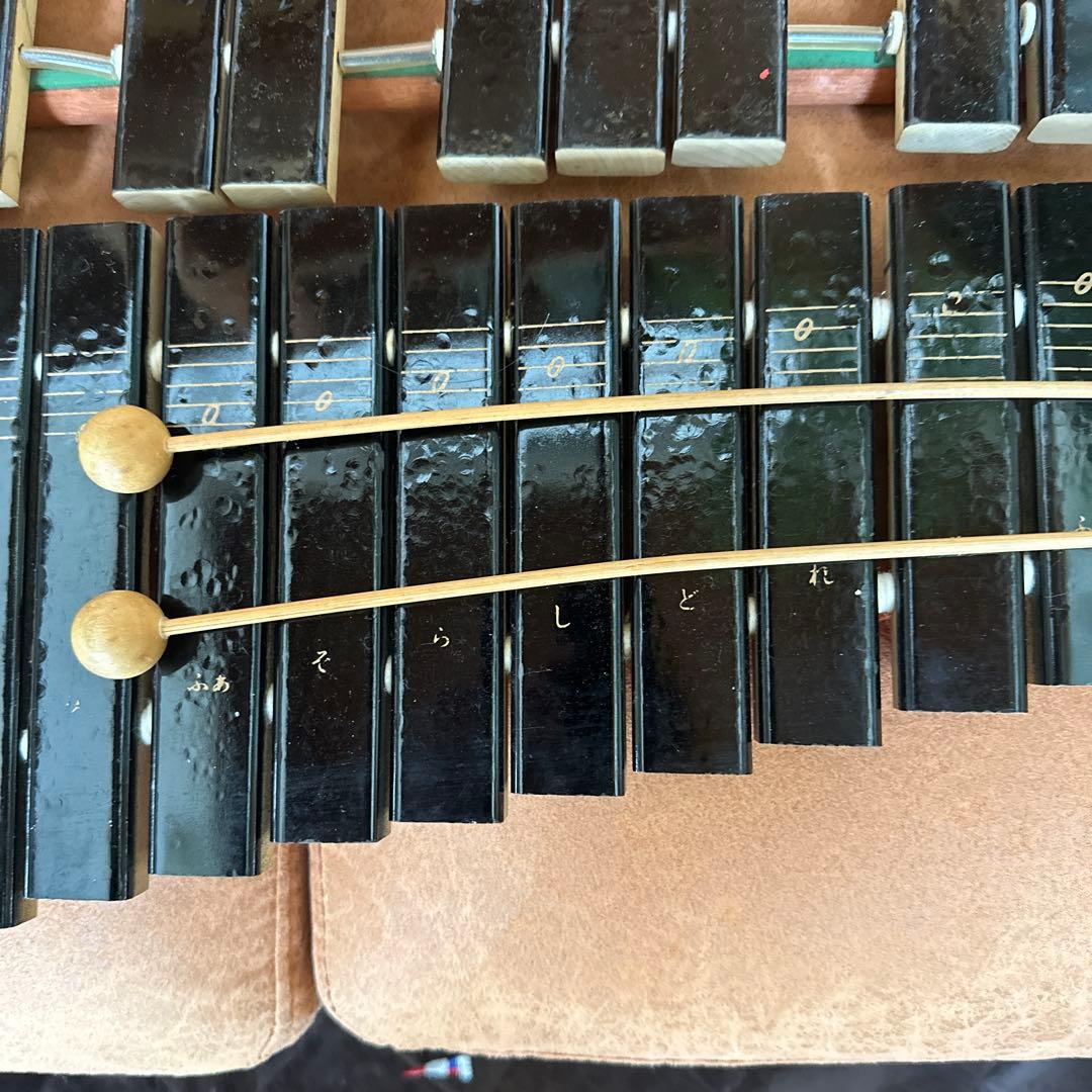 YAMAHA 卓上木琴 No.185 30音 ヤマハ シロフォン　モッキン