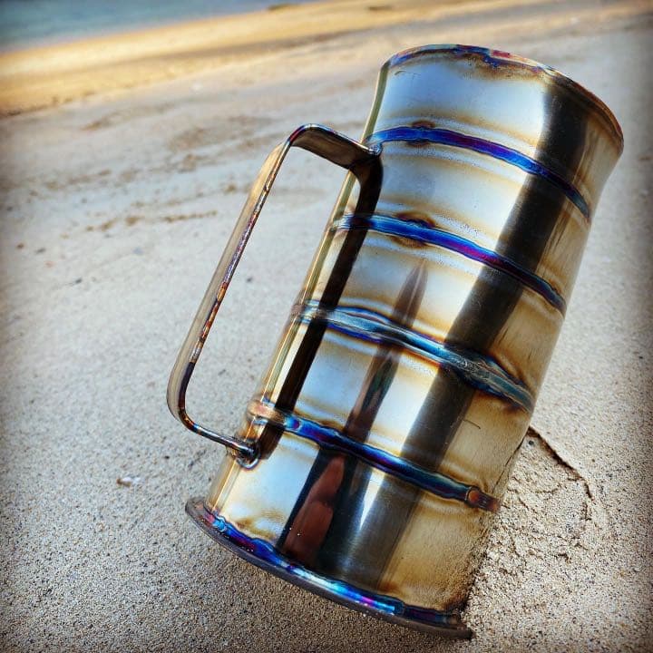 ハンドメイドステンレスジョッキ