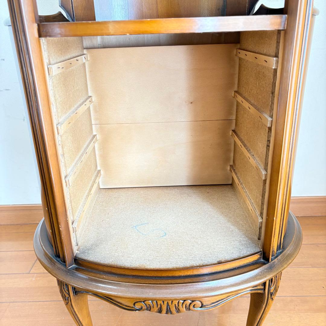 【美品・匿名配送】アンティーク調 猫脚 キャビネット 4段 チェスト コンソール