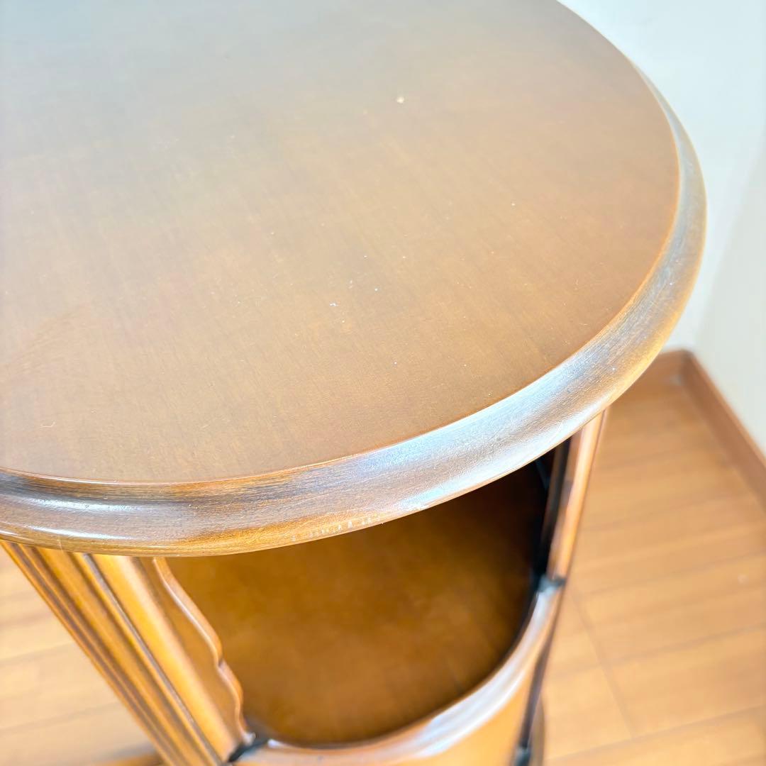 【美品・匿名配送】アンティーク調 猫脚 キャビネット 4段 チェスト コンソール