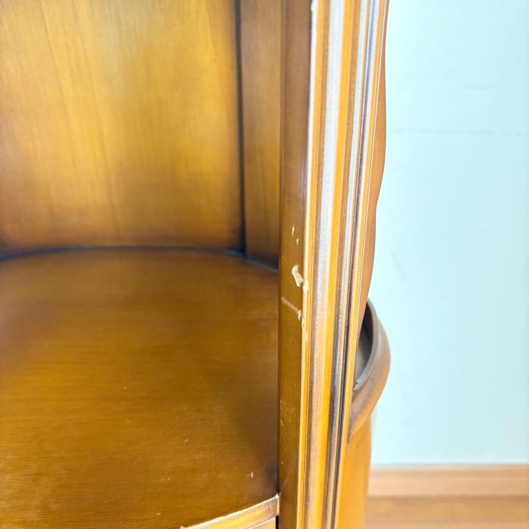 【美品・匿名配送】アンティーク調 猫脚 キャビネット 4段 チェスト コンソール