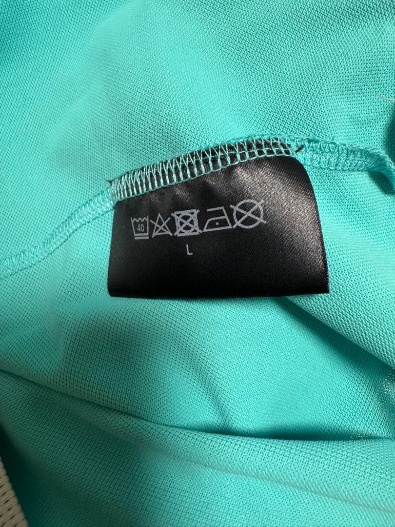 TFW49 ターコイズ ゴルフポロシャツ 極美品