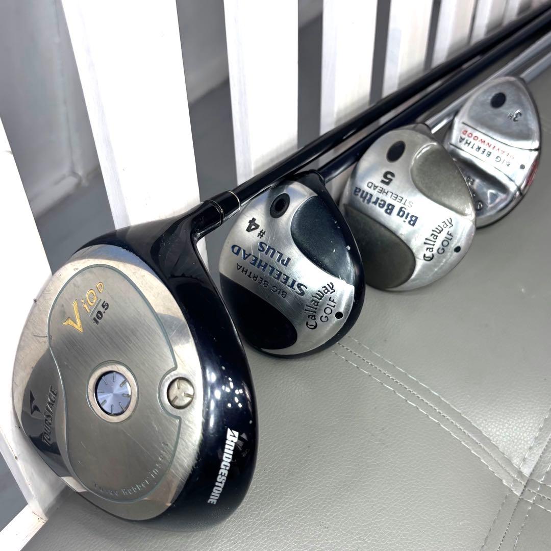 本格派 メンズゴルフクラブ 13本 フルセット ゴルフセット 豪華 お試しセット