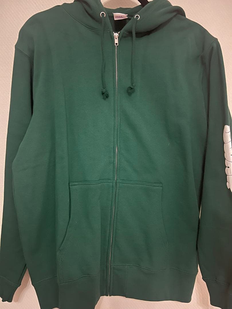 【新品未使用】ワンエン ジップ パーカー 緑 L クリライ グッズ