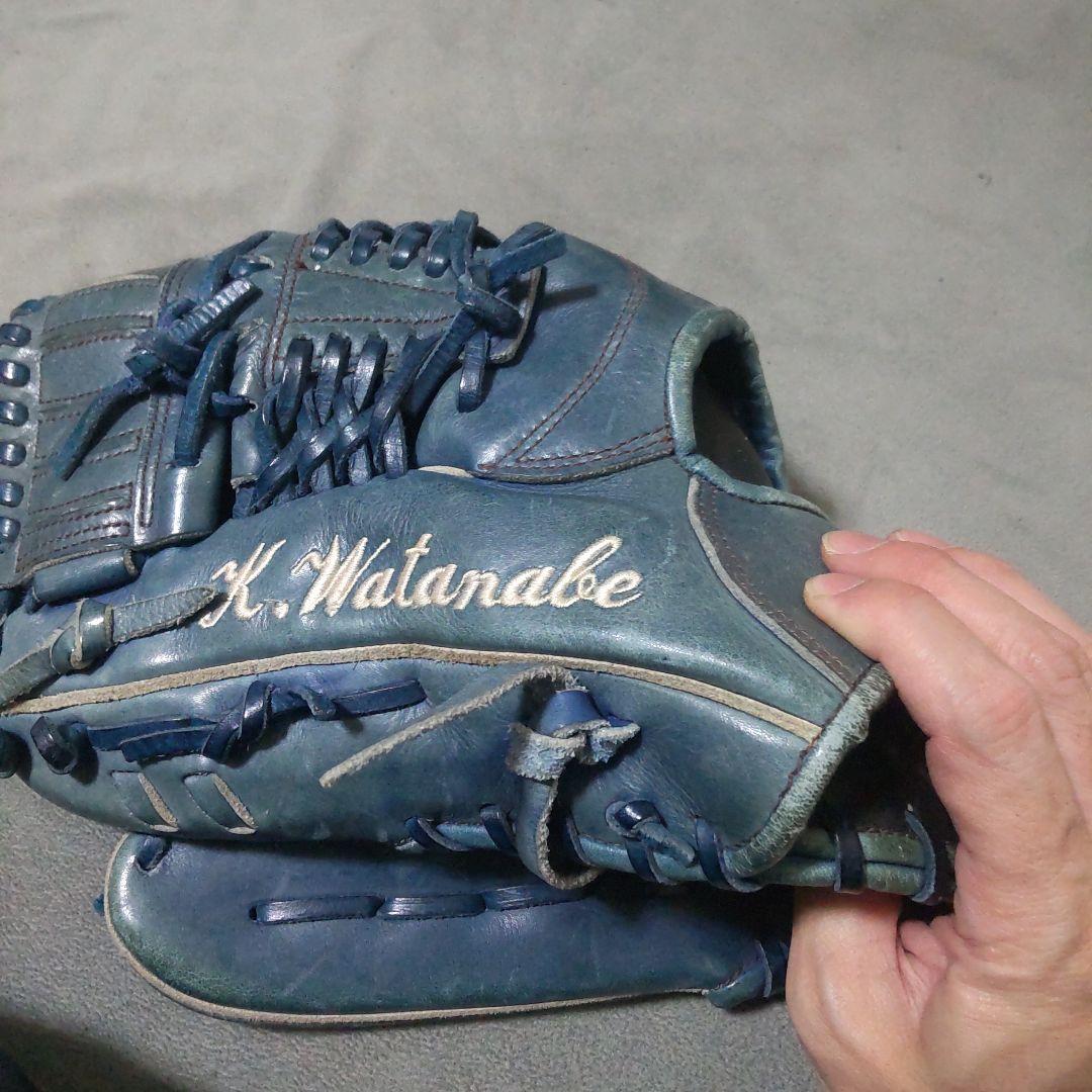 Mizuno BuwLeauge オーダー 左投げ投手用グラブ 青 軟式用