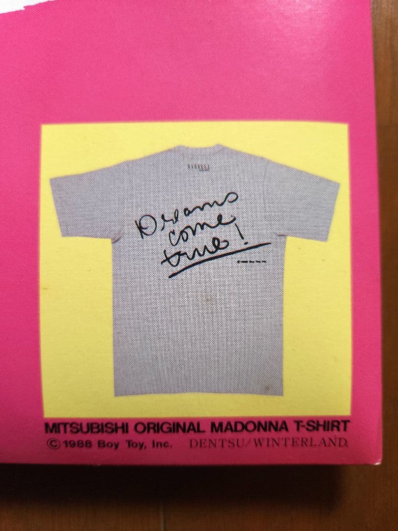 ☆非売品☆マドンナ　 MITSUBISHI　ノベルティ　Tシャツのみ