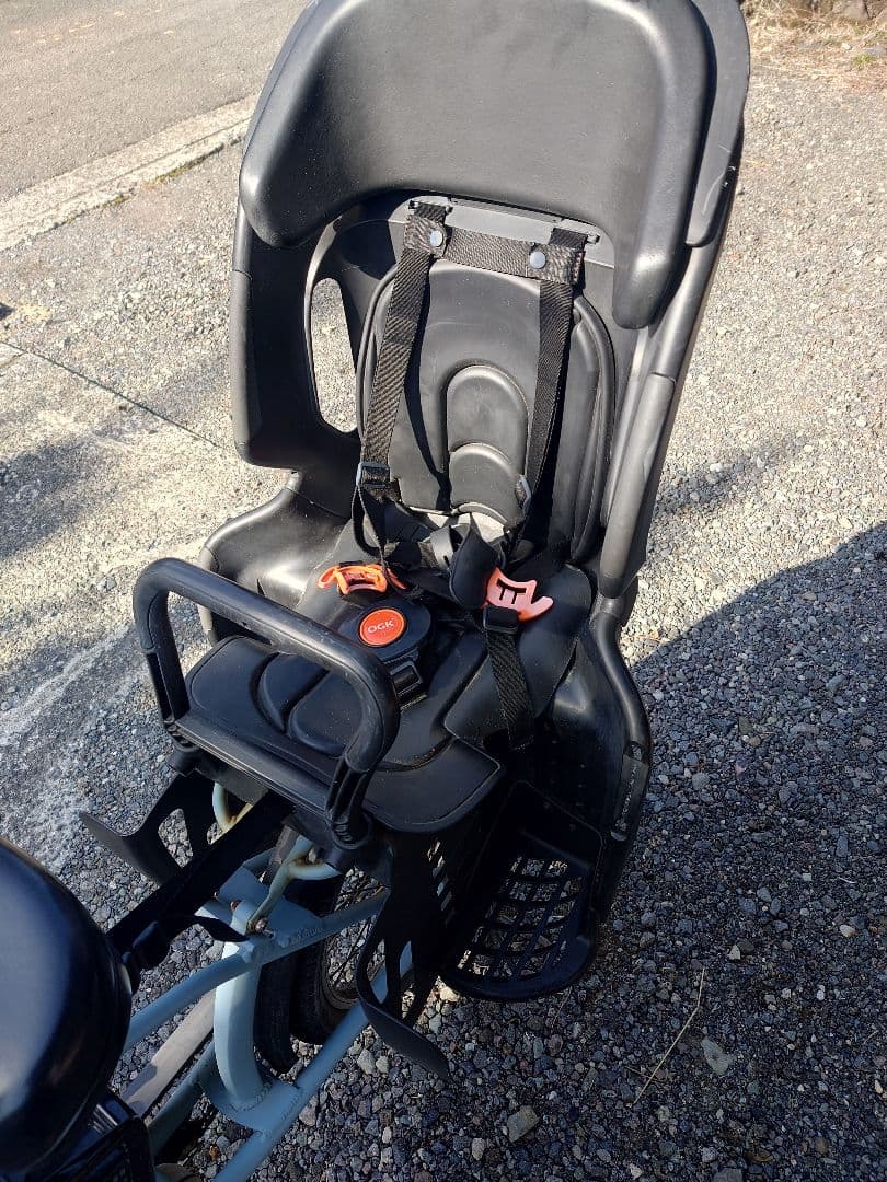 【引取限定】子供乗せ自転車3人乗り チャイルドシート付き