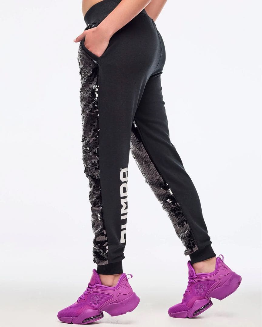 新品　正規品　ズンバ　X S スパンコール　ジョガー　パンツ