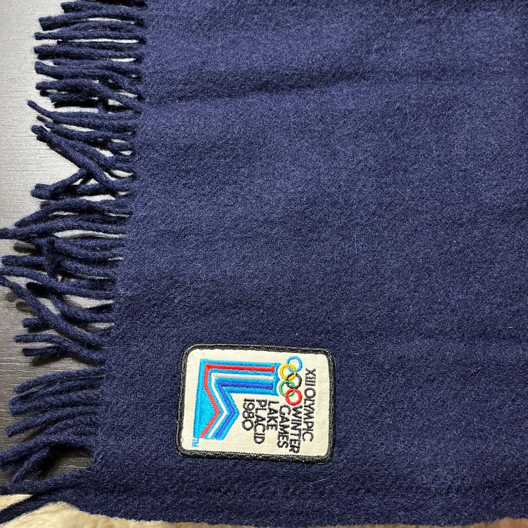 1980年レイクプラシッドオリンピック　ウールブランケット　ニュージーランド製