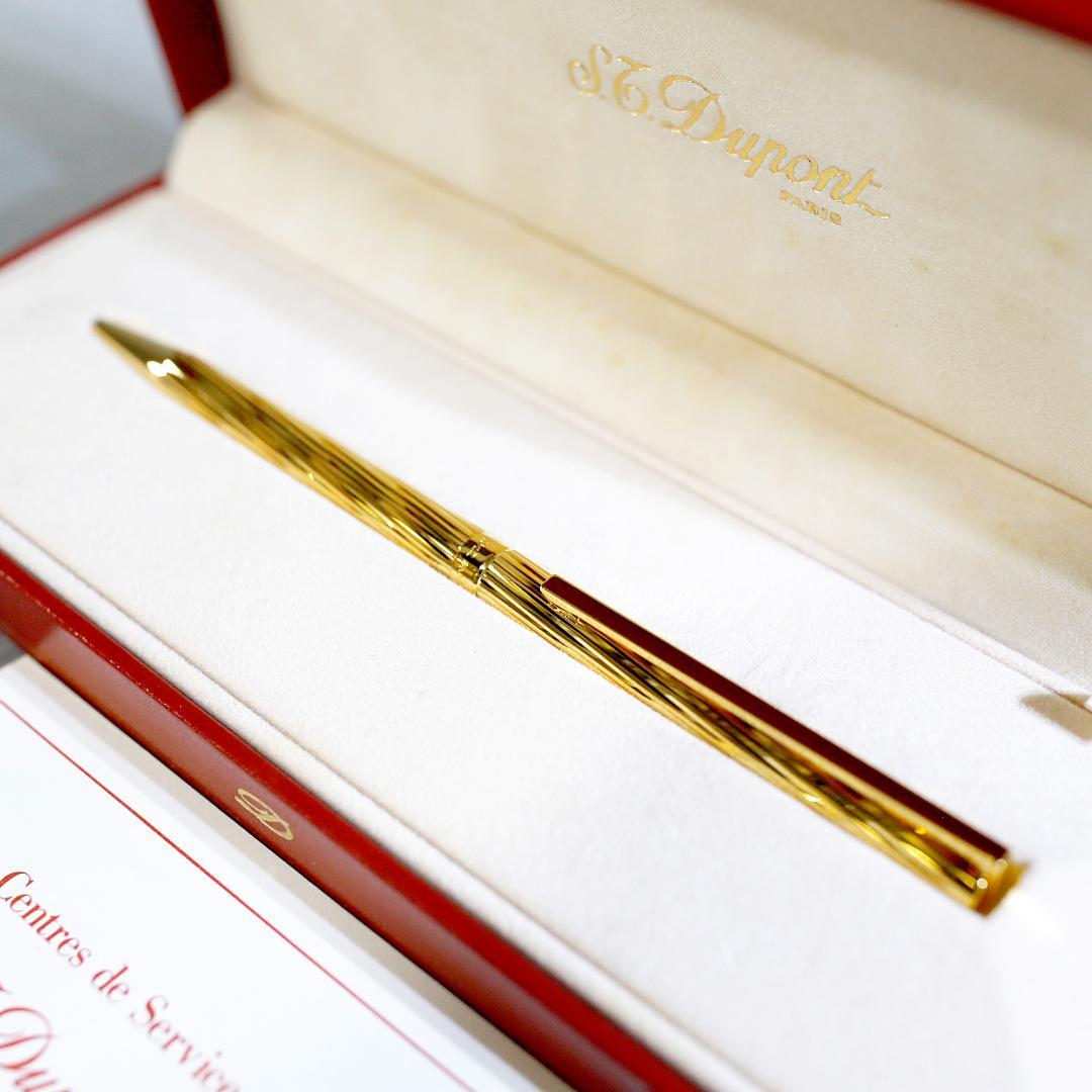 【極美品 送料込み】デュポン ボールペン ゴールド