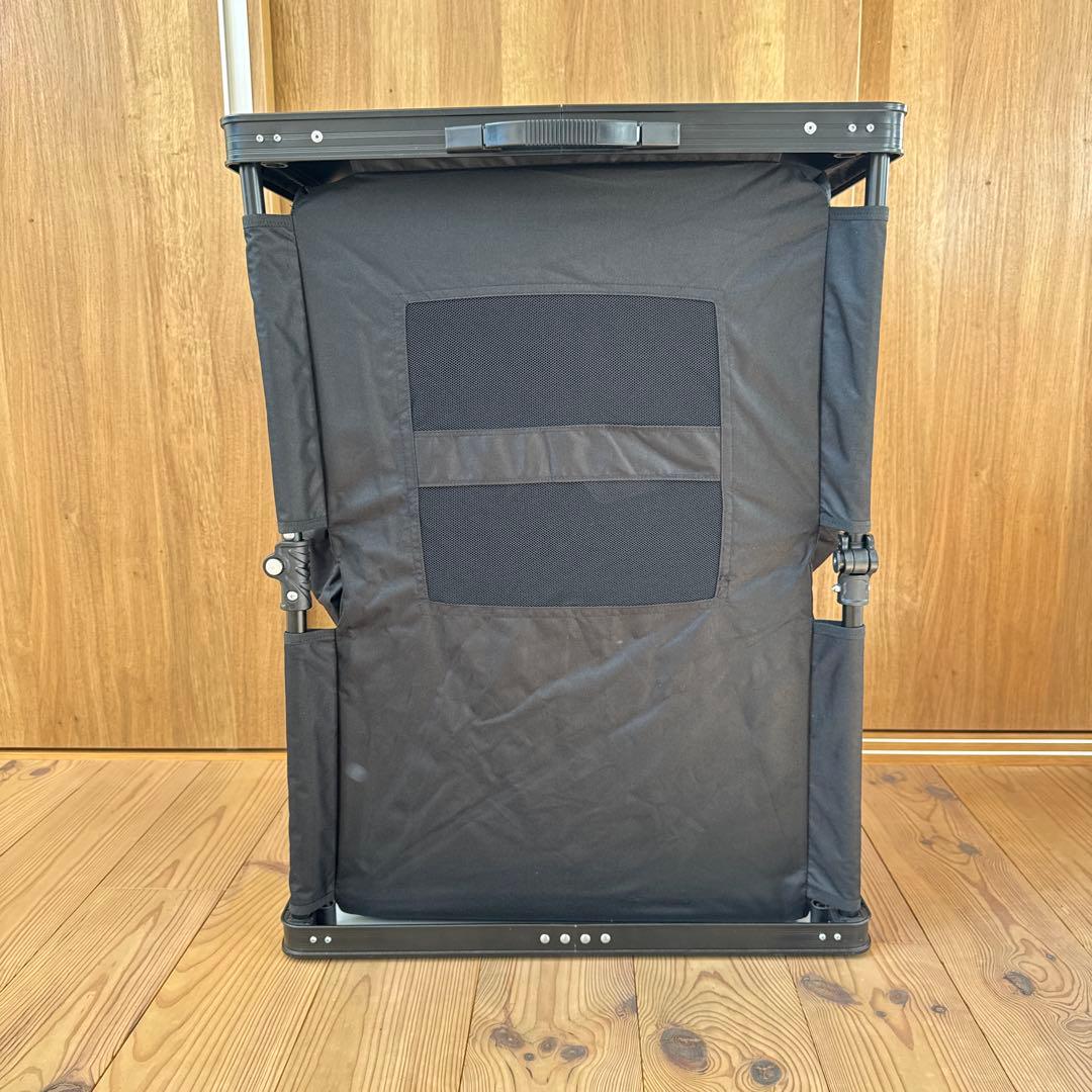 DOD 折りたたみアウトドア　マルチキッチンテーブル　収納　黒
