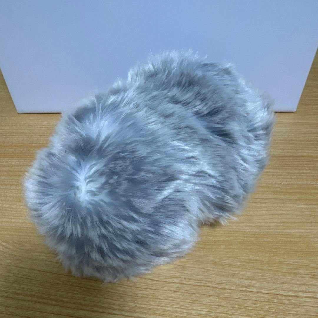 Moflin グレー ファー ぬいぐるみ 卵型