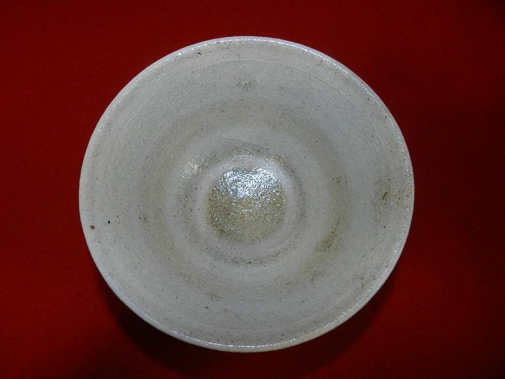 K-98 茶道具 人間国宝 松井康成 2重共箱 灰釉茶盌 お安くいたしました！￼