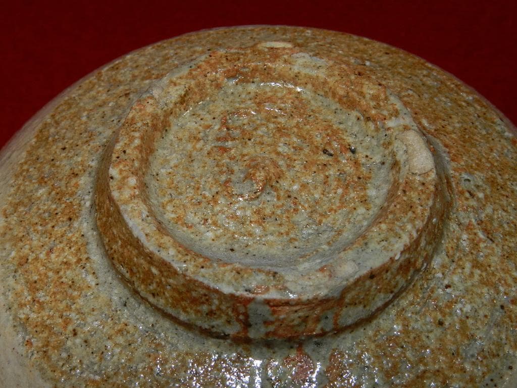 K-98 茶道具 人間国宝 松井康成 2重共箱 灰釉茶盌 お安くいたしました！￼