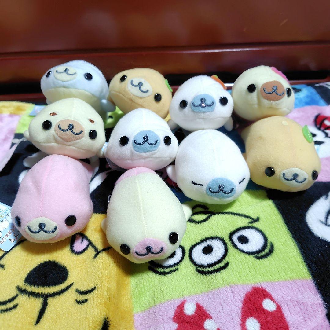 ぷ*に様 まめゴマ　つれてってまめゴマ　マスコット　ぬい活　サンエックス　San