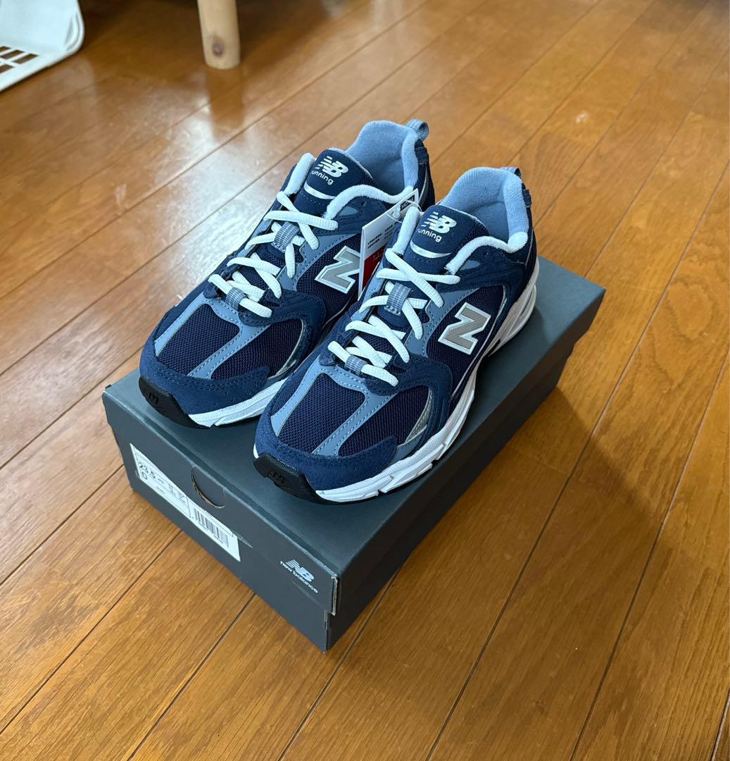 未使用 New Balance MR530CA ネイビー グレー スニーカー
