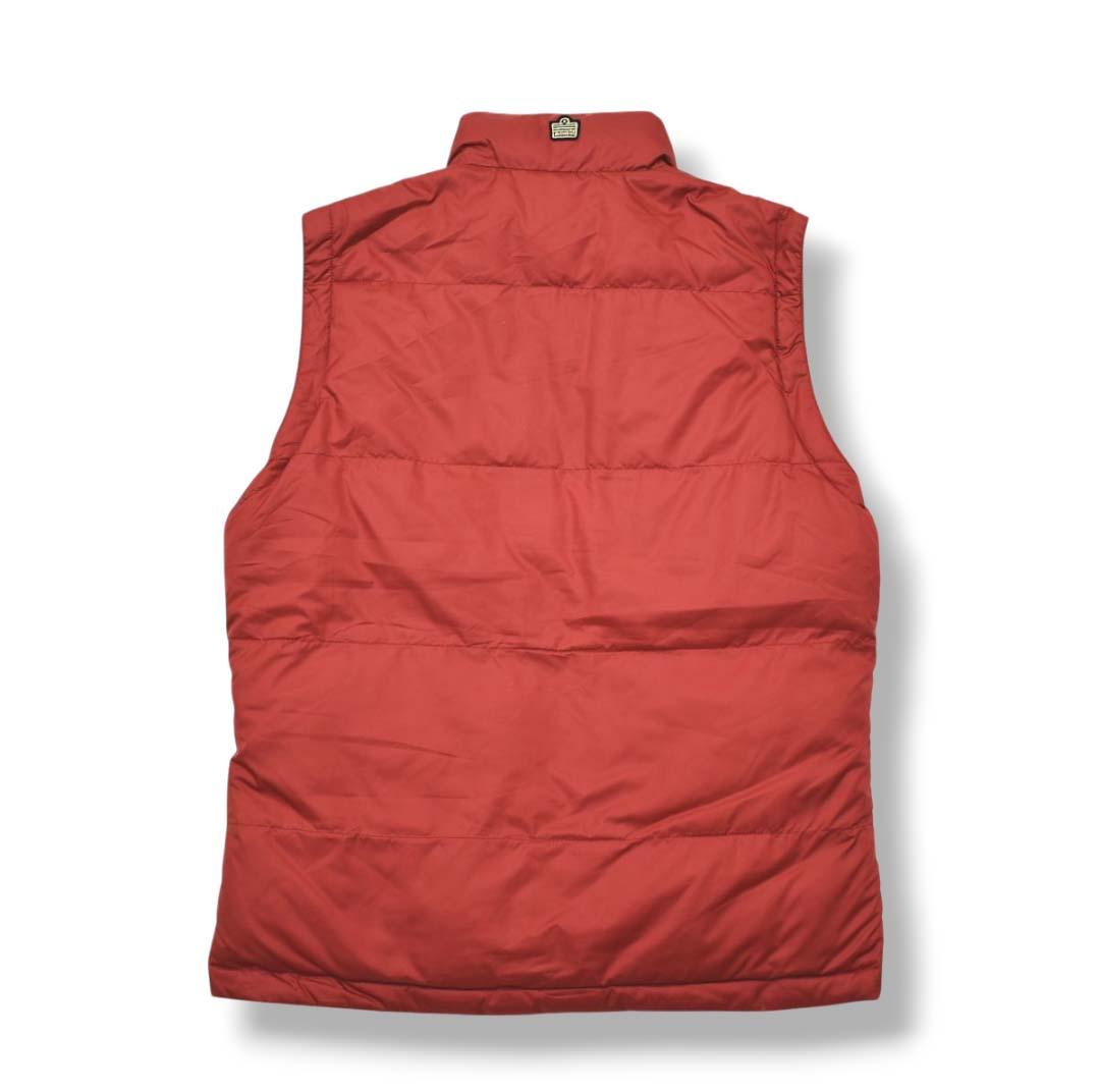アドミラル 中綿 キルティング リバーシブル ベスト L ワインレッド