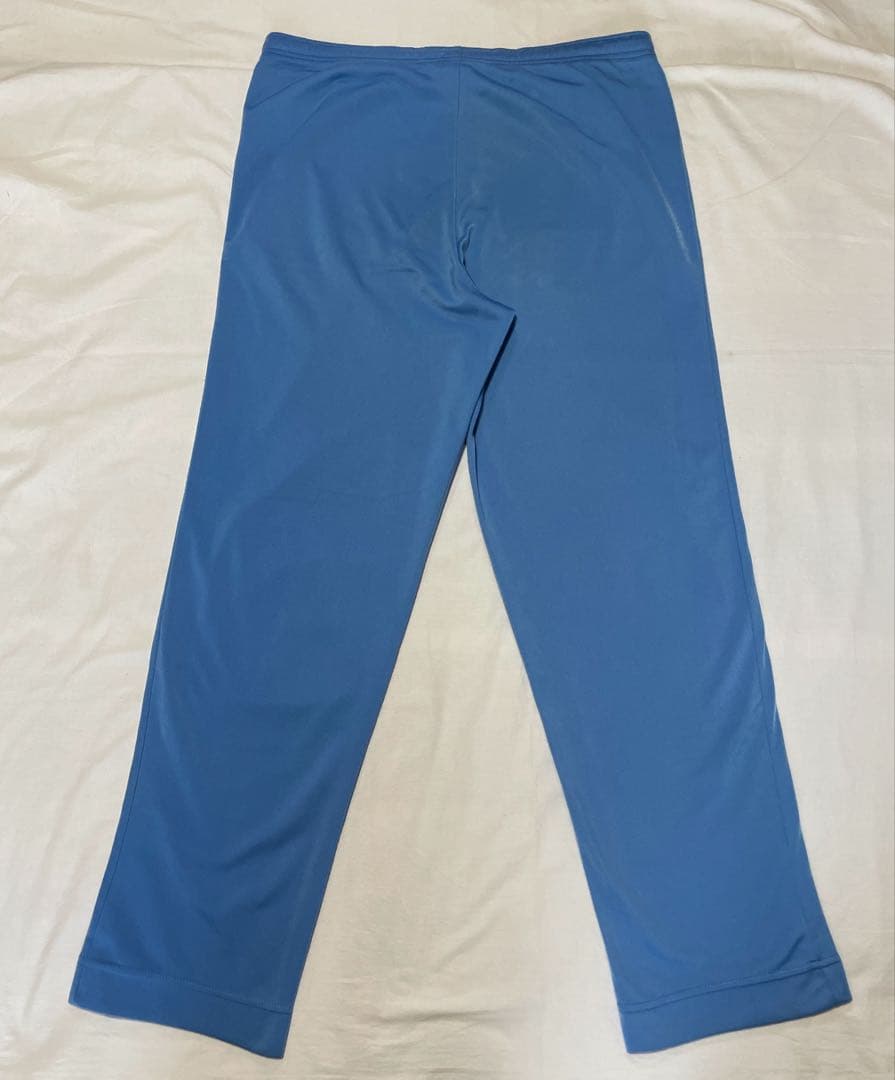 Nike 青 ジャージパンツ サイドストライプ