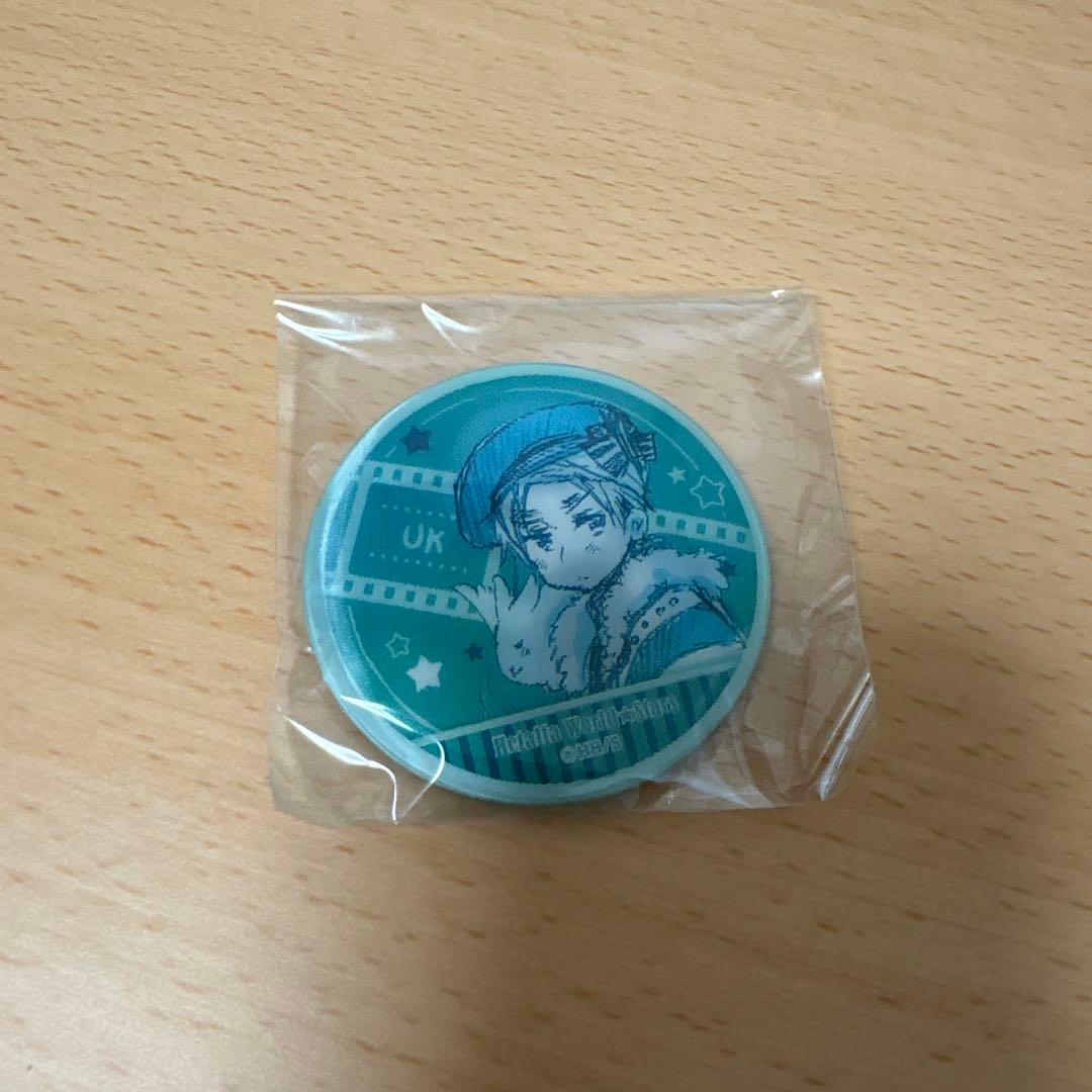 ヘタリア　チェンジング缶バッジ　イギリス