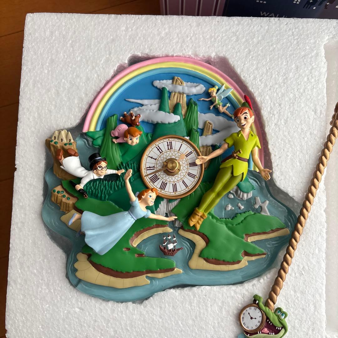 ピーターパン 壁掛け時計　立体時計　70周年