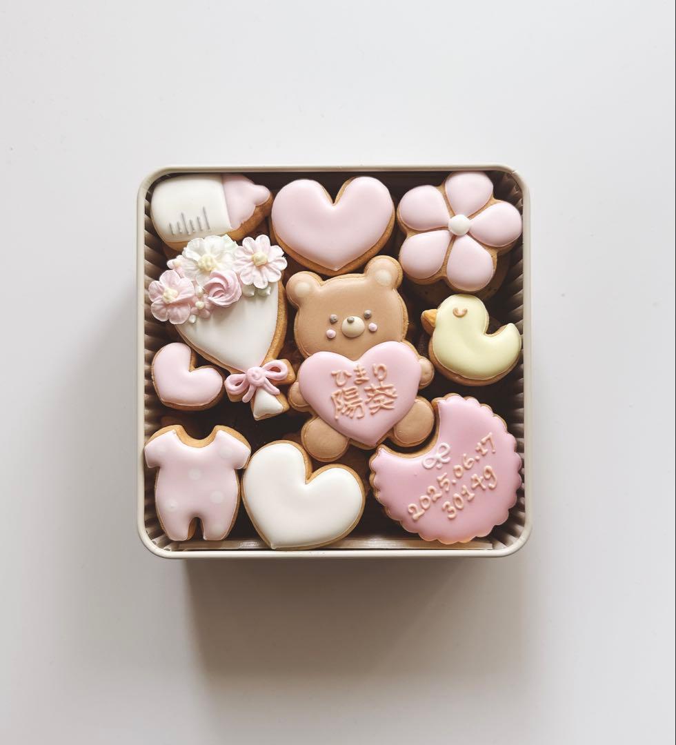 あるる⭐︎バースデークッキー、クッキー缶4缶