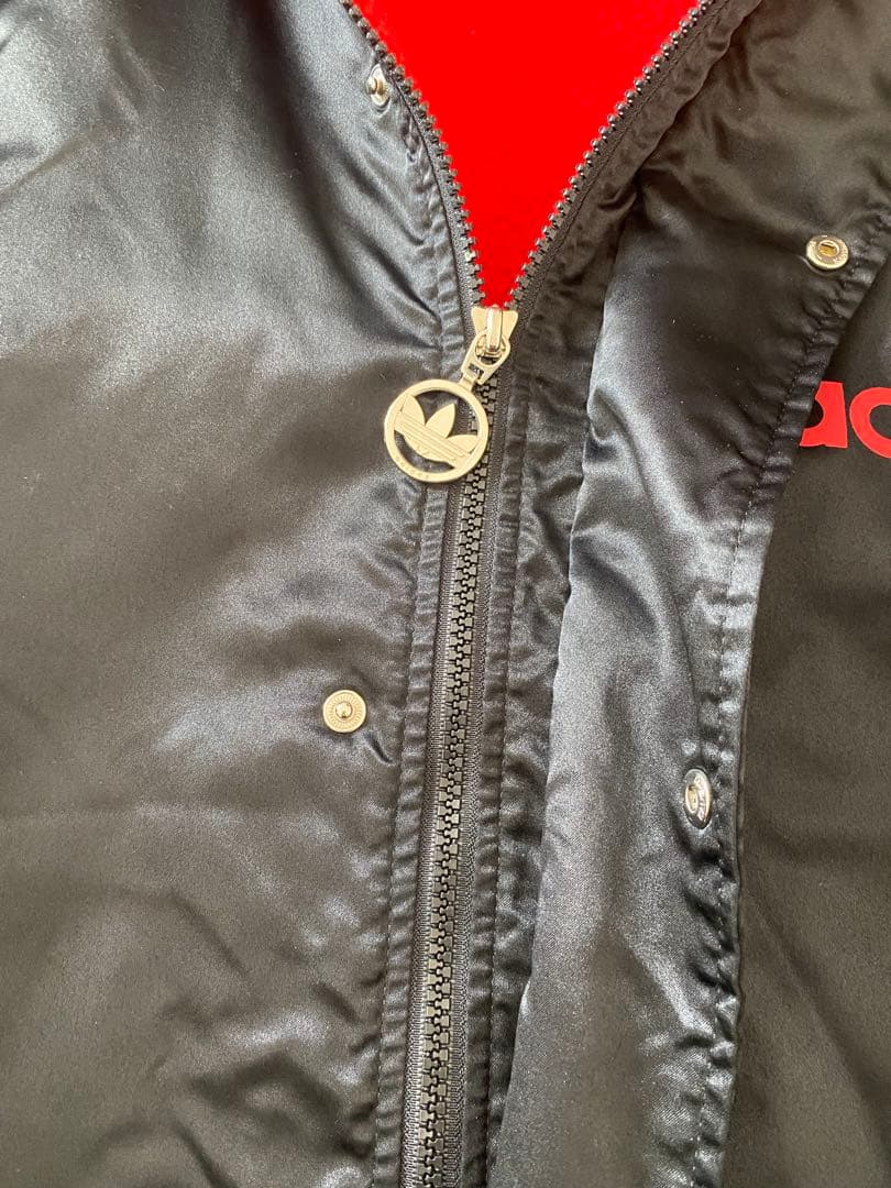 アディダス　ベンチコート　デサント社　ヴィンテージ　90's 美品　MLサイズ