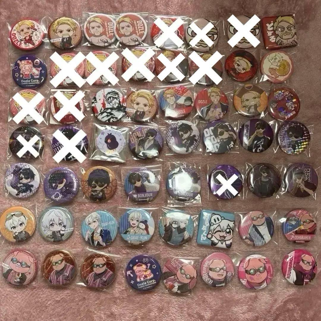 ドズル社　缶バッチ