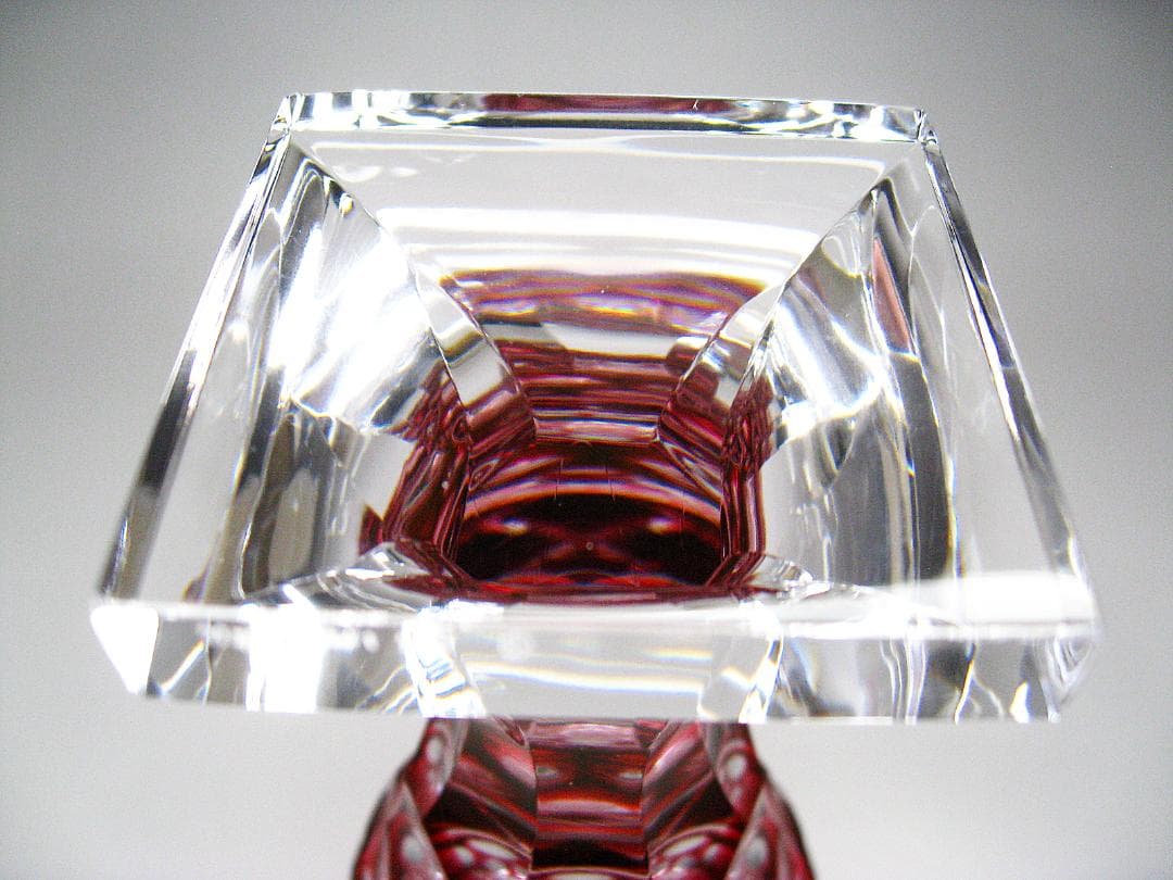 #尚古集成館 #監修 #復元 #島津 #薩摩切子 #グラス #大きめ #赤