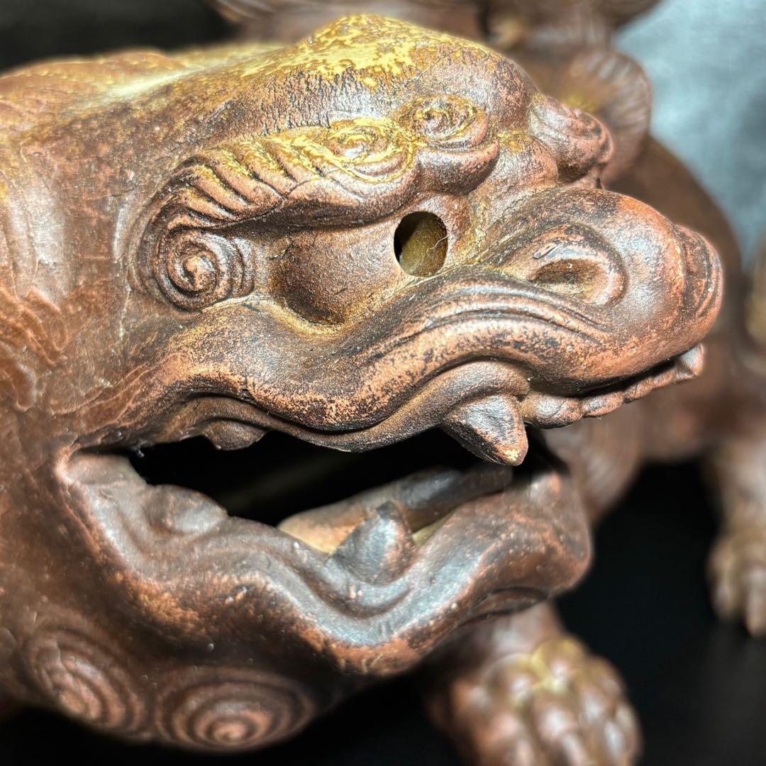 ★備前焼！獅子 置物！『木村 友敬』作！★木村長十郎友敬