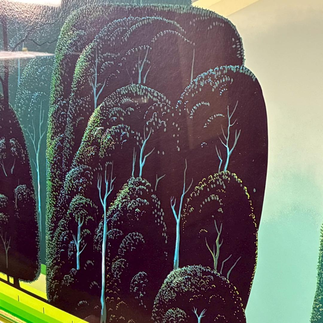 美品 アイベン・アール「ファームヤード」シルクスクリーン 直筆サイン・証明書有