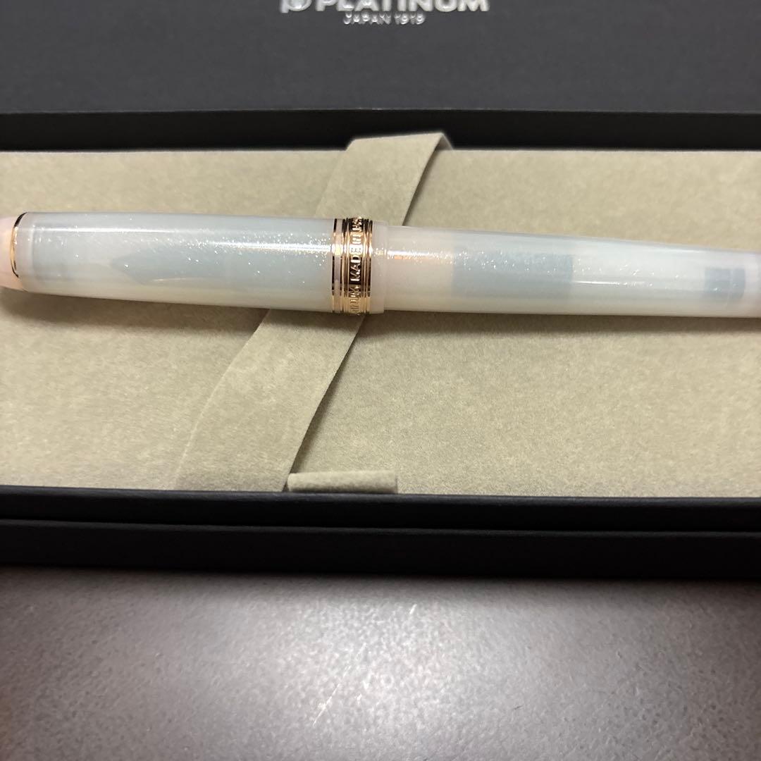 な*ち様 初雪 万年筆　八文字屋 オリジナル　細字 F 限定