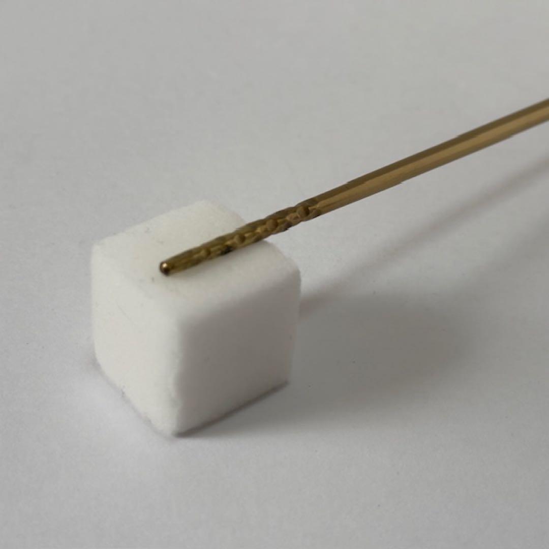 茶道具 鵬雲斎好写 南鐐 桐の実頭 飾火箸 木村清雲 火箸 共箱 銀 茶道