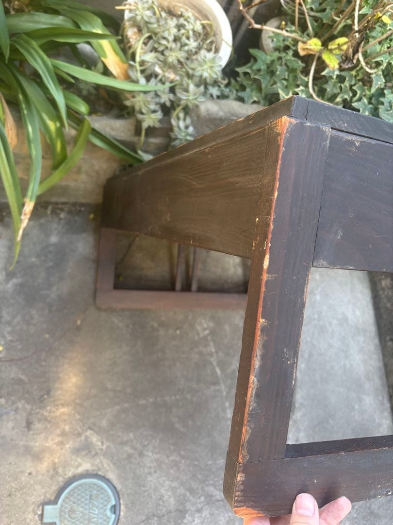 アンティーク 文机 レトロ 木製 座卓 机 昭和レトロ 古道具 ローテーブル