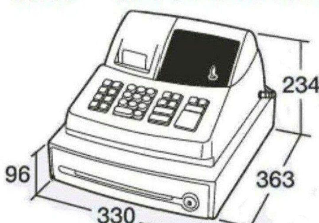 シャープレジスター　XE-A127　簡単便利特殊　送料込　1235789