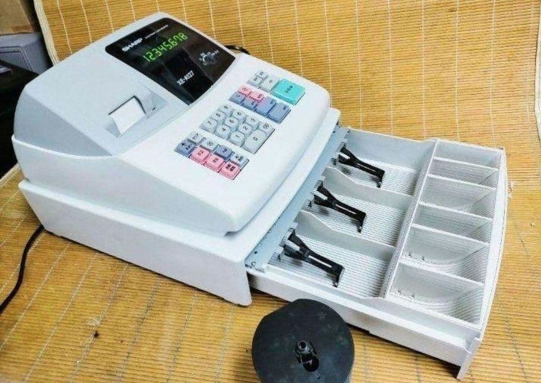 シャープレジスター　XE-A127　簡単便利特殊　送料込　1235789