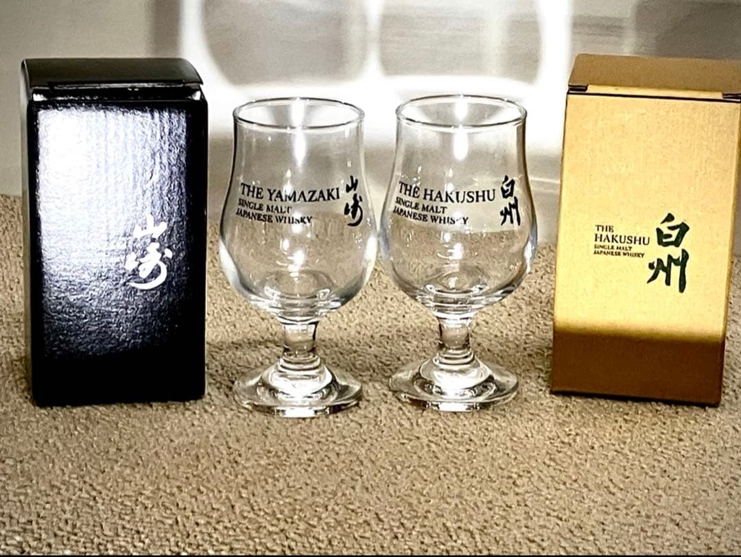 白州 山﨑スパニッシュオーク180ml5本セットグラスなど週末までの値引きです