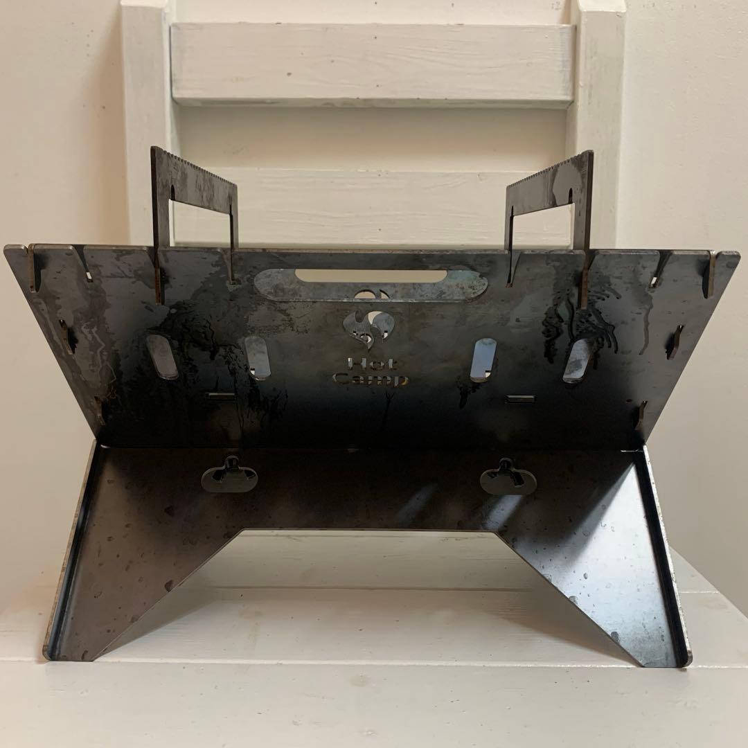 Hot Camp FireBaseS 焚き火台 + 極厚プレート中 2点セット