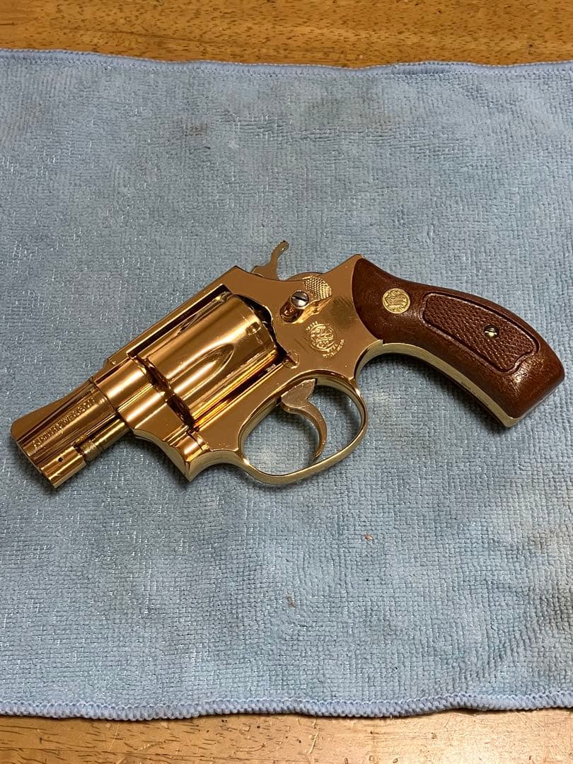 コクサイ S＆W M36チーフスペシャルSMG規格 モデルガン 金メッキ