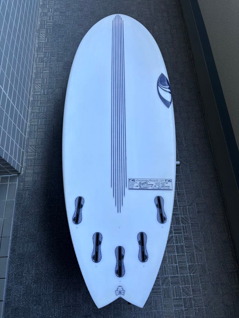 シャープアイサーフボード ディスコチーター 5'6 30L 藤沢手渡しで値引き！