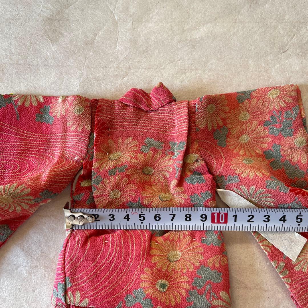 人形の着物　江戸縮緬　3号　珍しい色121207