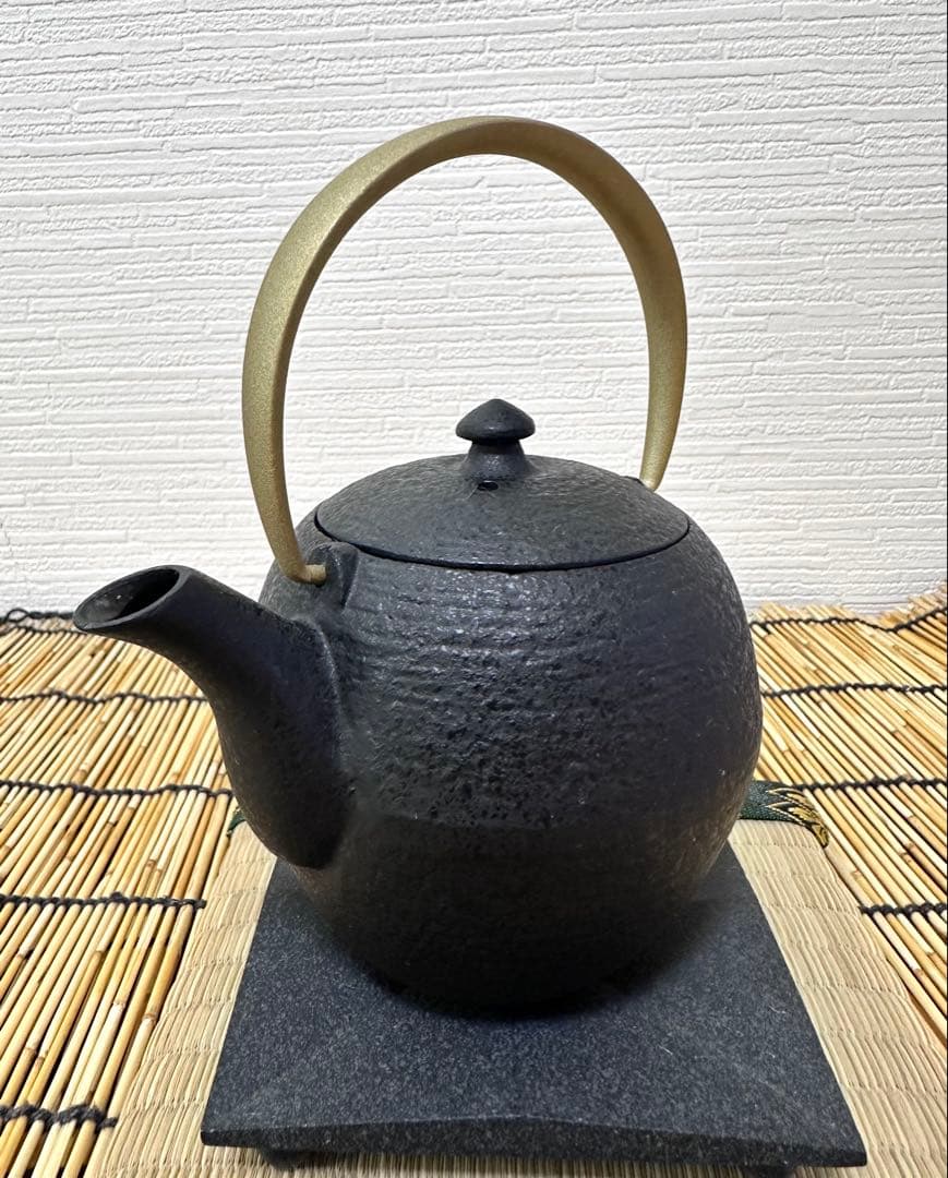 菊地保寿堂 奥山清行デザイン ティーポット まゆss 鉄瓶敷き おりがみ セット