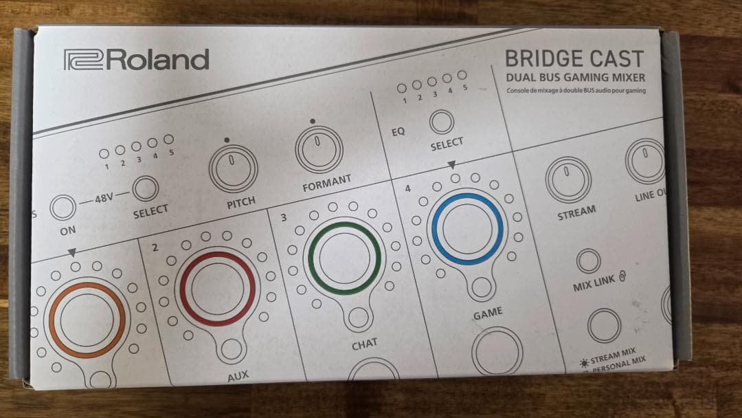 Roland BRIDGE CAST アイスホワイト オーディオインターフェイス