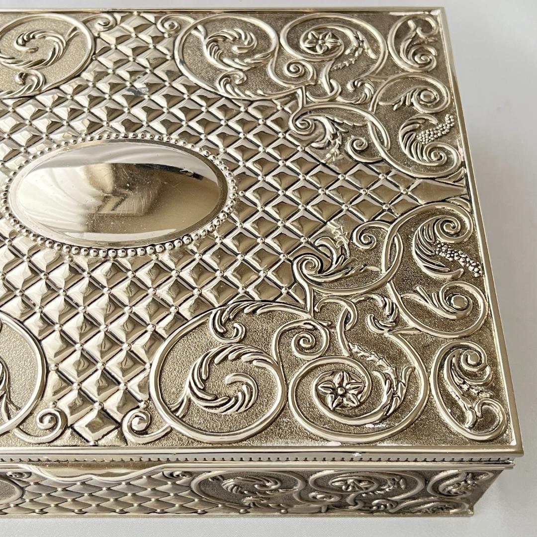 【GODINGER】 ビクトリアンのジュエリーボックス【シルバープレート】