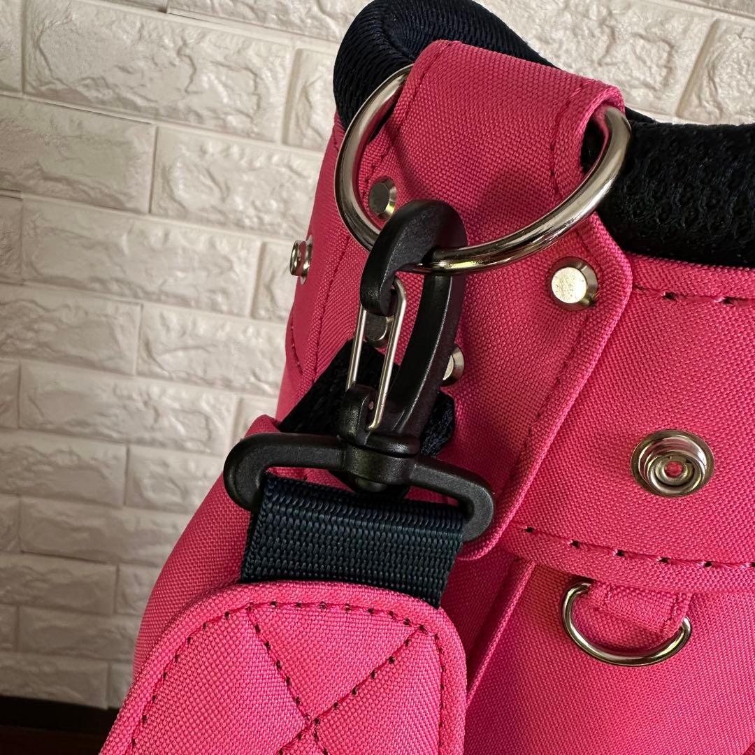 美品 ルコック スポルティフ QQCTJJ05 ピンク キャディバッグ