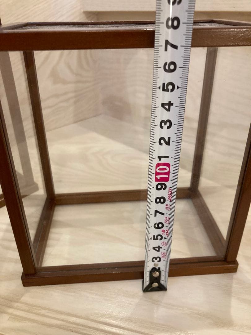 レトロ　ガラスケース 2個セット