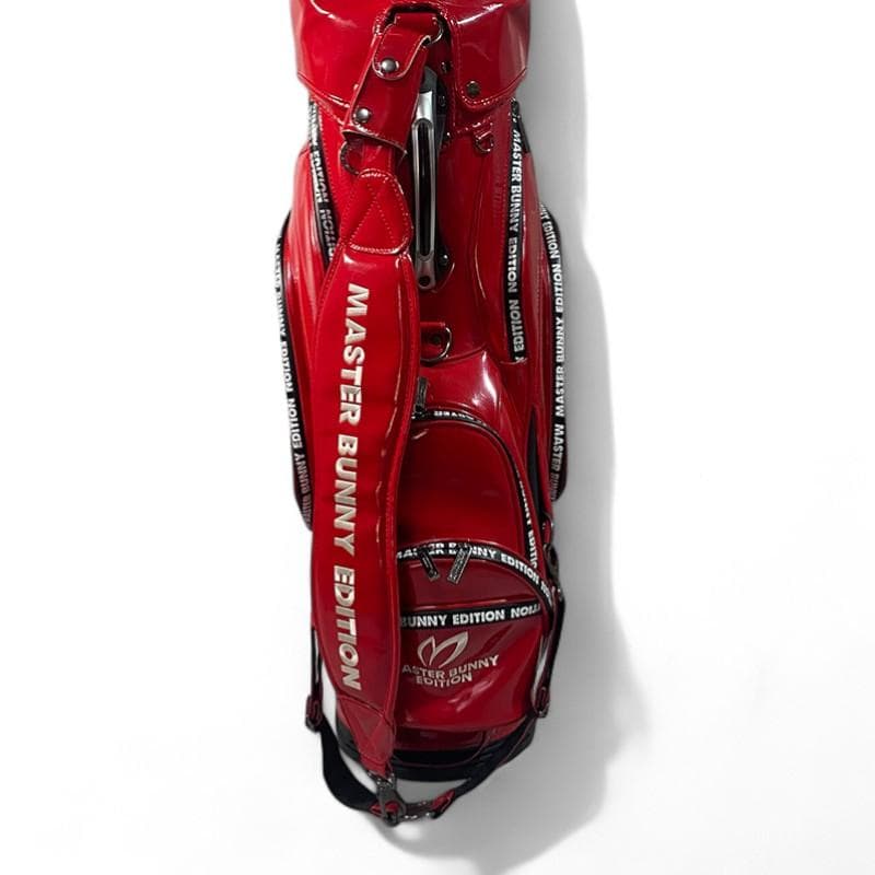 マスターバニーエディション キャディバッグ ロゴ レッド 5分割 9.5型