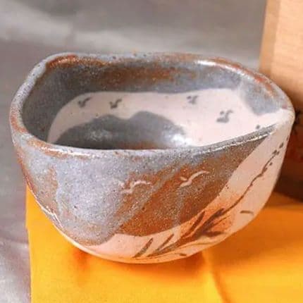 鼡志野 抹茶茶碗 林英仁 鼠志野 美濃焼