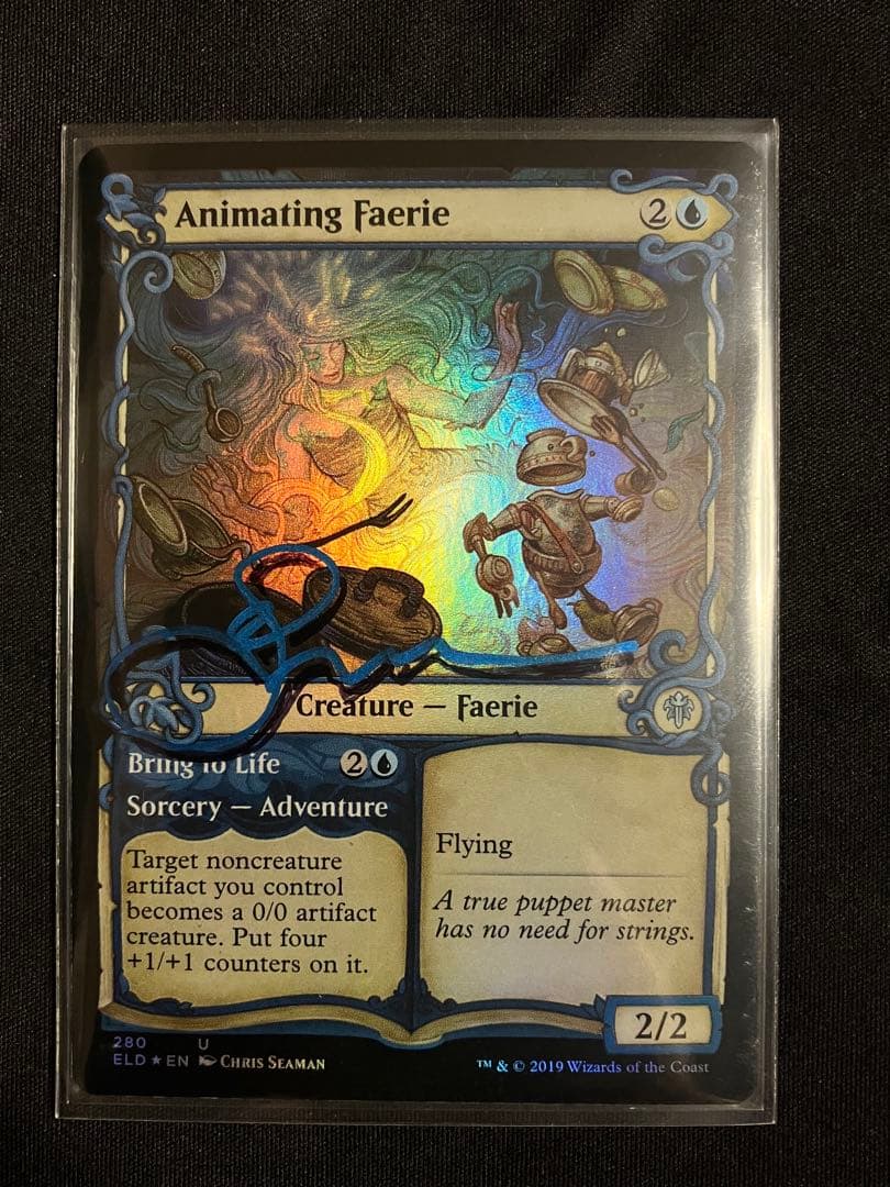 MTG 動かすフェアリー　アーティストプルーフ　Animating Faerie