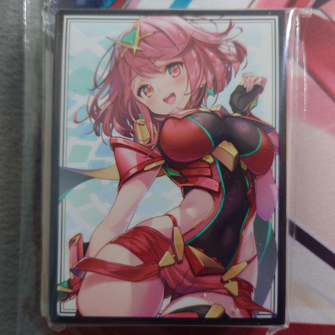 α2 ゼノブレイド くびれ&戦闘服 ホムラ スリーブ&プレイマット